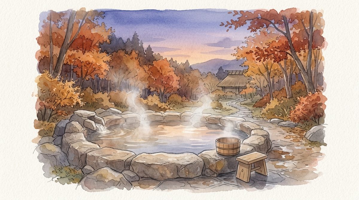 かけ湯・温泉 (kakeyu / onsen)
